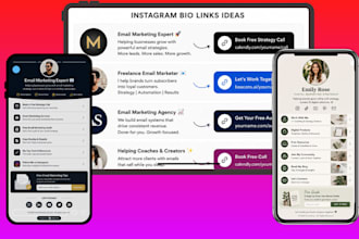 setup your bio link landing page with linktree, beacon page, linkpop, taplink