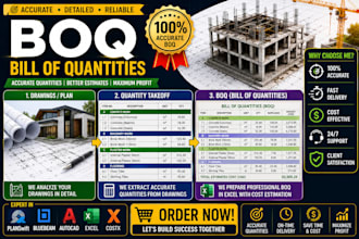 create bill of quantity