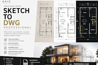 planos de sketch a dwg pro