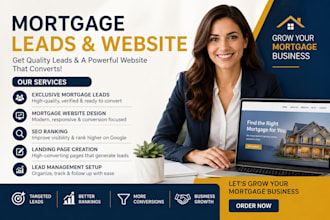 mortgage leads mortgage website loan website mca website calculator website
