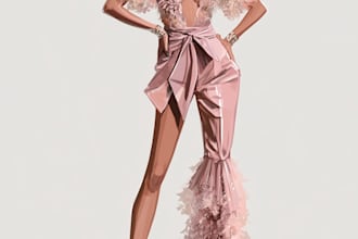 make a fashion collection of clothes illustration art