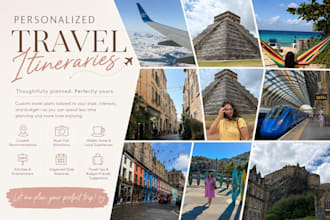 create a custom travel itinerary for any destination