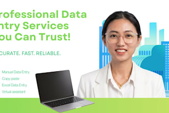 do professional data entry,web research and copy paste work