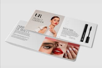 design a professional brochure or catalog