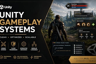 develop gameplay systems in unity