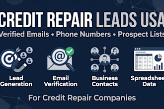 build targeted credit repair prospect lists