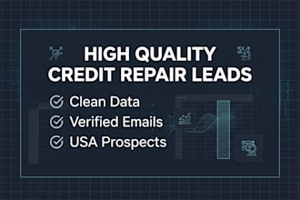 build targeted credit repair prospect lists