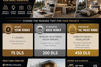 exterior and interior renders