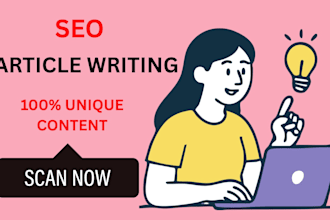 do SEO article writing, content writing and blog post