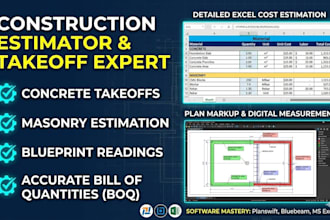 do accurate concrete takeoff and masonry cost estimation