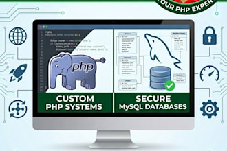 create a PHP and mysql website or system