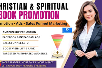 do christian and spiritual ebook promotion and sales funnel marketing