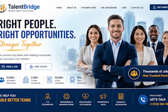 build squarespace recruitment website  staffing agency and employment agencies