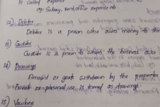 do professional handwritting work