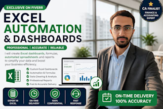 create excel dashboards and automation