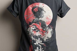 design japanese t shirt design