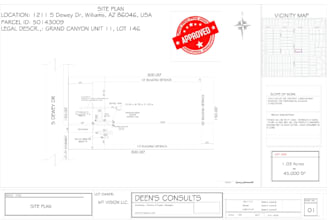 draw your property plot plan, site plan for permit in a day