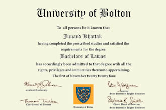 create college diploma degree and university certificate