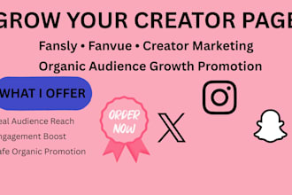 promote your fansly fanvue and creator page for real audience growth