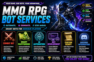 develop advanced game automation and anti cheat systems for mmos