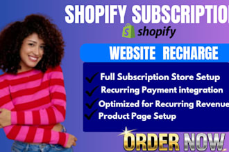build secure shopify anti fraud subscription website for recurring revenue