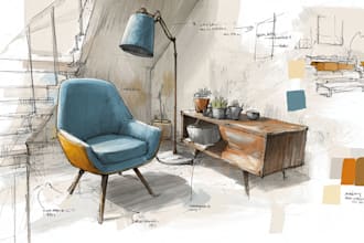 sketch product ideas out of a concept art