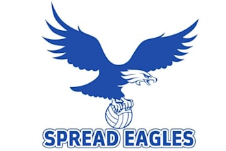 design super spread eagles or games brand logo