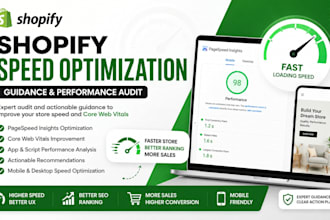 shopify page speed optimization and performance audit