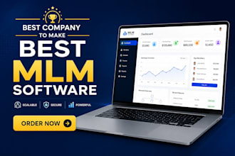 create MLM software with crypto wallet and admin dashboard