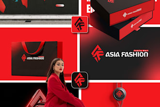 create premium fashion logo design and modern brand identity