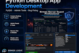 develop or fix your python desktop application