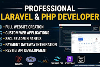 be your professional and PHP web developer
