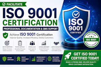 iso 9001 certification documentation and qms support