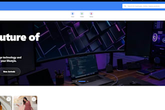 build a modern responsive react website