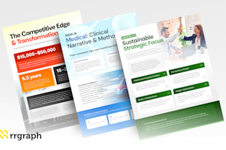 design a professional business one pager or executive summary