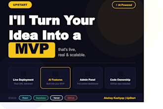 build your startup mvp with react supabase and vercel