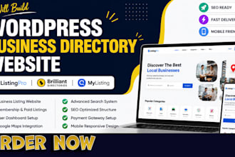 design directory website wordpress business using brilliant directory listingpro