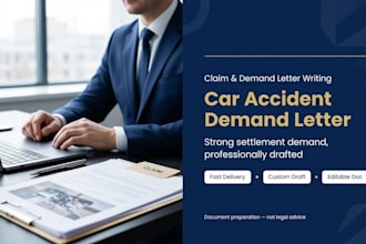 write a professional auto insurance claim letter to your provider
