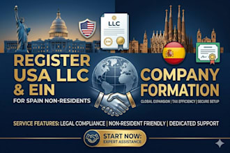 register USA llc ein for spain non residents company formation