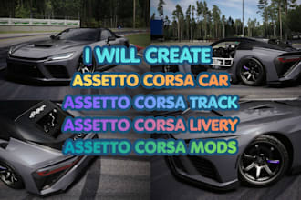 create assetto corsa livery, create assetto corsa tracks, assetto corsa car mods