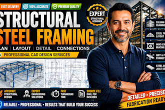 design structural steel framing plan, steel truss layout, portal frame detail