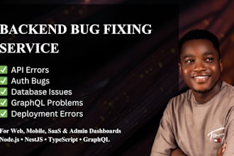 fix bugs in your nodejs, nestjs, graphql or backend API