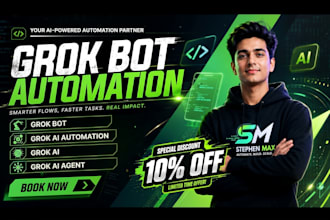 build anything grok bot, ai automation and ai agent