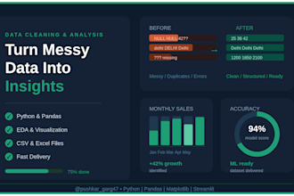 clean and analyze your excel or CSV data using python