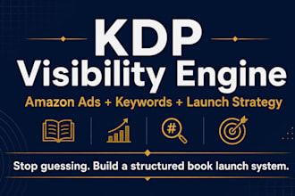 build your KDP discoverability and amazon ads launch