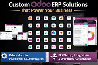 create odoo erp modules customs app integration and system customization