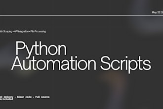 python automation scripts for business