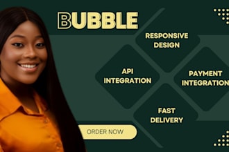 build bubble io website, bubble app, bubble mvp and bubble saas