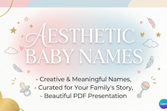 make meaningful and beautiful baby names