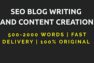 write SEO friendly blog posts and articles for your business